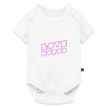 L’amour n’est pas facile - Body à manches courtes Premium Bébé - blanc - Devant