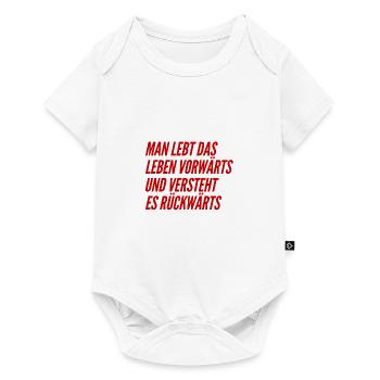 Lebenserfahrung ist fantastisch - Baby Premium Kurzarmbody - Weiß - Vorne