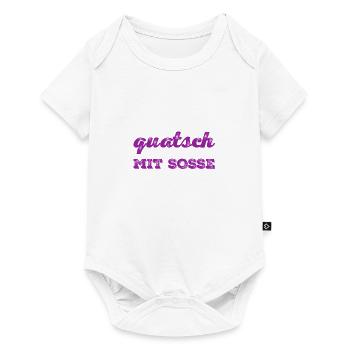 Quatsch mit Soße - Baby Premium Kurzarmbody - Weiß - Vorne