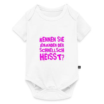 schnellsch heißen - Baby Premium Kurzarmbody - Weiß - Vorne