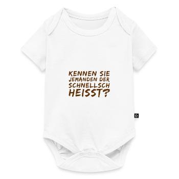 Frau Schnellsch - Baby Premium Kurzarmbody - Weiß - Vorne