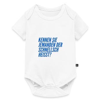 komischer Name - Baby Premium Kurzarmbody - Weiß - Vorne