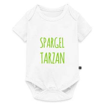 Spargeltarzan - Baby Premium Kurzarmbody - Weiß - Vorne