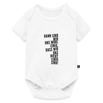 sind wir uns einig? - Baby Premium Kurzarmbody - Weiß - Vorne