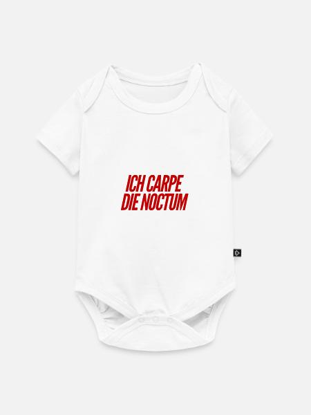 Nachtschwärmer - Baby Premium Kurzarmbody - Weiß