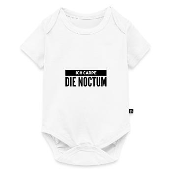 so sieht eine Nachteule aus - Baby Premium Kurzarmbody - Weiß - Vorne