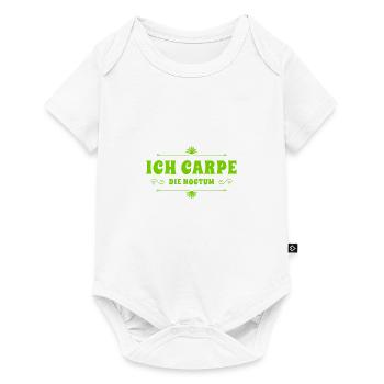 ich carpe die noctum - Baby Premium Kurzarmbody - Weiß - Vorne