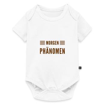 so sieht ein Frühaufsteher aus - Baby Premium Kurzarmbody - Weiß - Vorne