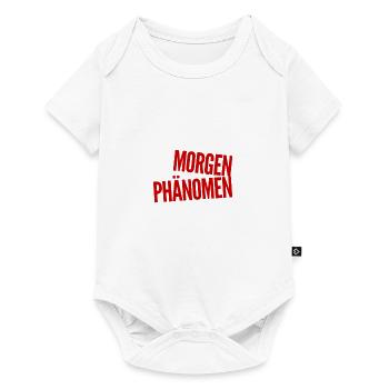 ich stehe früh auf - Baby Premium Kurzarmbody - Weiß - Vorne