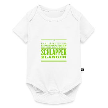 Zungenbrecher sind genial - Baby Premium Kurzarmbody - Weiß - Vorne