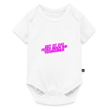 die Tragik der Vergänglichkeit - Baby Premium Kurzarmbody - Weiß - Vorne