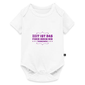 die Tragik des Vergänglichen - Baby Premium Kurzarmbody - Weiß - Vorne