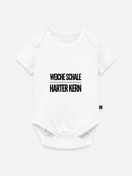 innen hart - Baby Premium Kurzarmbody - Weiß