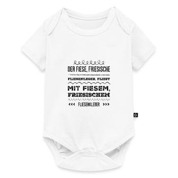 der Fliesenleger - Baby Premium Kurzarmbody - Weiß - Vorne