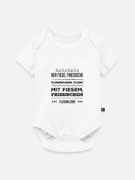 der Fliesenleger - Baby Premium Kurzarmbody - Weiß