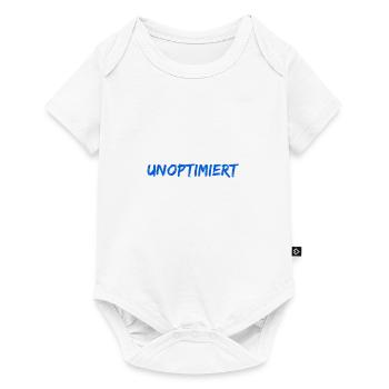 I want to optimize myself - Baby Premium short-sleeve bodysuit - white - Front