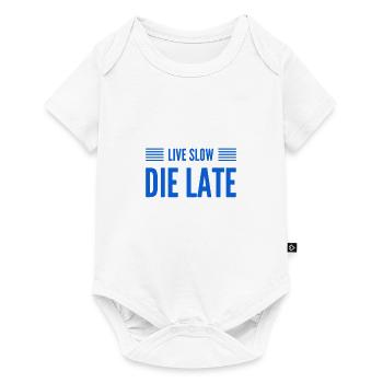Slow movement - Baby Premium short-sleeve bodysuit - white - Front