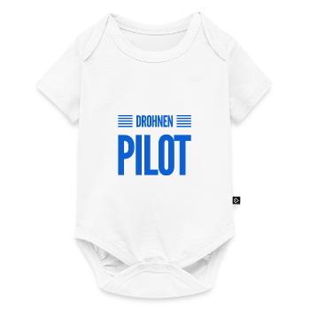so sieht ein Drohnenpilot aus - Baby Premium Kurzarmbody - Weiß - Vorne