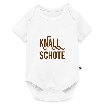 eine echte Knallschote - Baby Premium Kurzarmbody - Weiß - Vorne