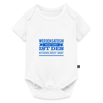 Satoshi geht immer - Baby Premium Kurzarmbody - Weiß - Vorne