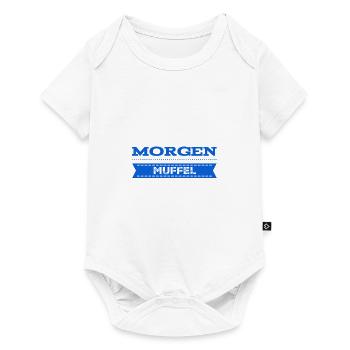 ich bin ein Morgenmuffel - Baby Premium Kurzarmbody - Weiß - Vorne