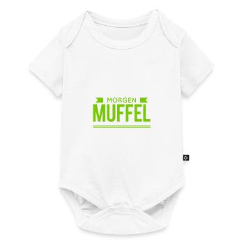 Morgenmuffel - Baby Premium Kurzarmbody - Weiß - Vorne