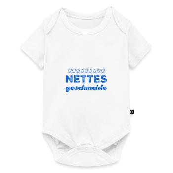 das sieht gut aus - Baby Premium Kurzarmbody - Weiß - Vorne