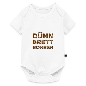 ich bin faul - Baby Premium Kurzarmbody - Weiß - Vorne