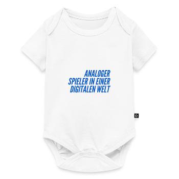 I'm an analog player - Baby Premium short-sleeve bodysuit - white - Front