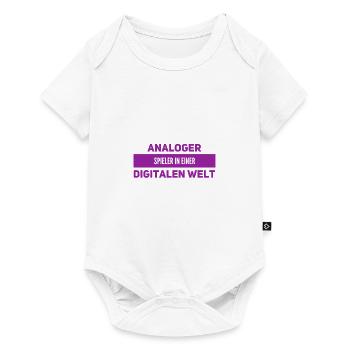 Analogue is always possible - Baby Premium short-sleeve bodysuit - white - Front