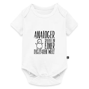 Analog is great - Baby Premium short-sleeve bodysuit - white - Front