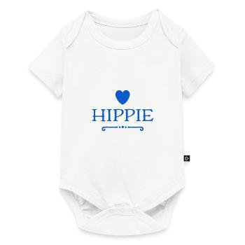 so sieht ein Hippie aus - Baby Premium Kurzarmbody - Weiß - Vorne