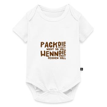 Slow down - Baby Premium short-sleeve bodysuit - white - Front