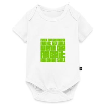 in peace and quiet - Baby Premium short-sleeve bodysuit - white - Front