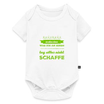 La paresse, c’est mon truc - Body à manches courtes Premium Bébé - blanc - Devant