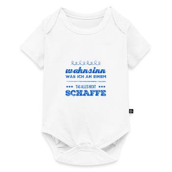 was ich alles nicht schaffe - Baby Premium Kurzarmbody - Weiß - Vorne