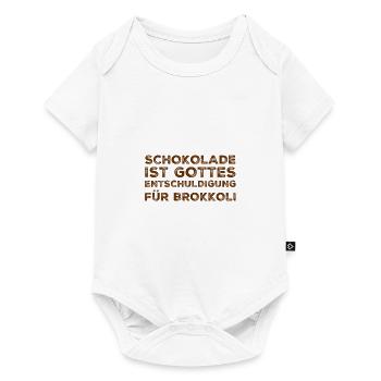 L’excuse de Dieu - Body à manches courtes Premium Bébé - blanc - Devant