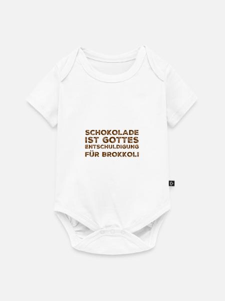 Gottes Entschuldigung - Baby Premium Kurzarmbody - Weiß