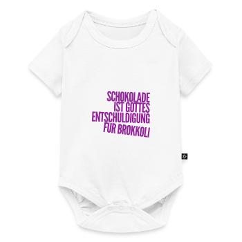 that's why there's chocolate - Baby Premium short-sleeve bodysuit - white - Front