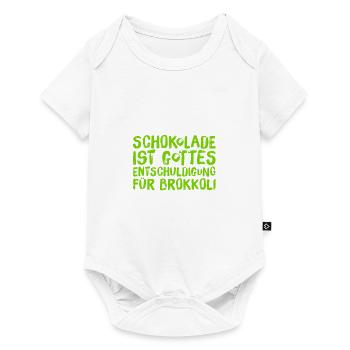 Qui aime le brocoli ? - Body à manches courtes Premium Bébé - blanc - Devant