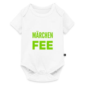 vor dir steht eine Märchenfee - Baby Premium Kurzarmbody - Weiß - Vorne