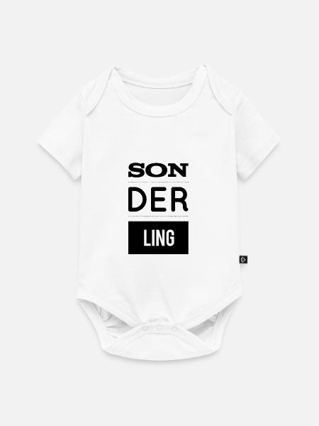 ich bin besonders - Baby Premium Kurzarmbody - Weiß