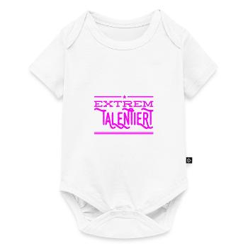 extrem talentiert - Baby Premium Kurzarmbody - Weiß - Vorne