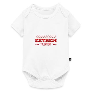 ich bin extrem talentiert - Baby Premium Kurzarmbody - Weiß - Vorne