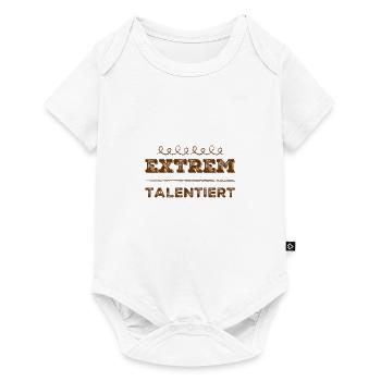ich bin talentiert - Baby Premium Kurzarmbody - Weiß - Vorne