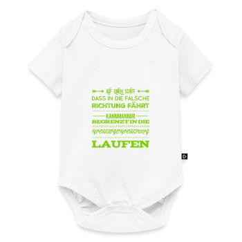 It's a bit fuzzy - Baby Premium short-sleeve bodysuit - white - Front