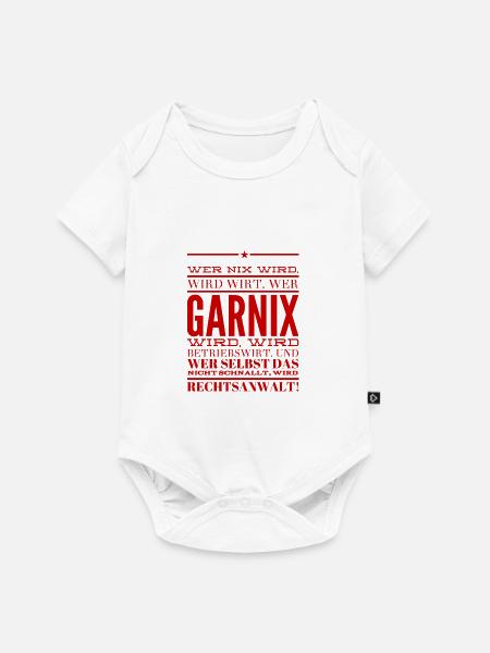 wer wird was? - Baby Premium Kurzarmbody - Weiß