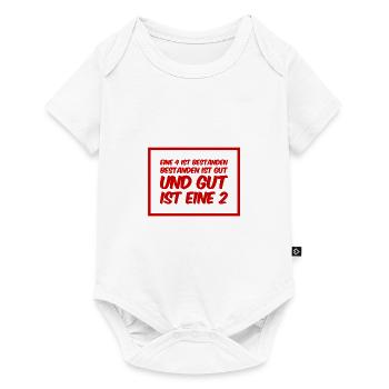 ich habe bestanden - Baby Premium Kurzarmbody - Weiß - Vorne