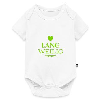 ich bin so gelangweilt - Baby Premium Kurzarmbody - Weiß - Vorne