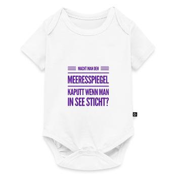 kommt die Zerstörung? - Baby Premium Kurzarmbody - Weiß - Vorne